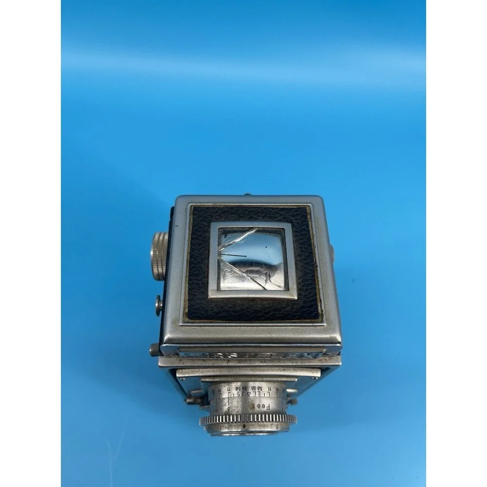 VTG Firstflex Twin Lens Reflex‎ TLR Camera 80mm f/3.5 Untested Parts Repair
